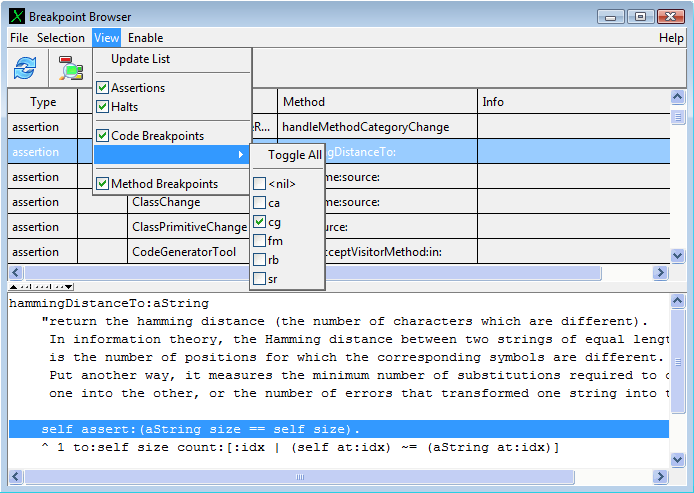 [missing fig.: breakPoint browser hardcopy]