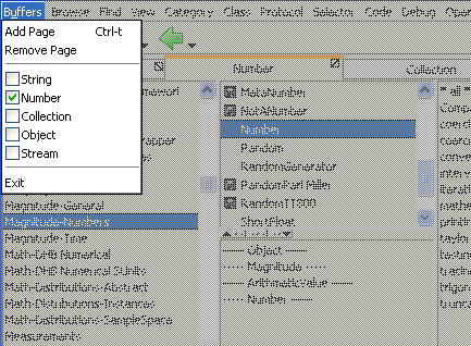 [Fig: buffers menu hardcopy] 