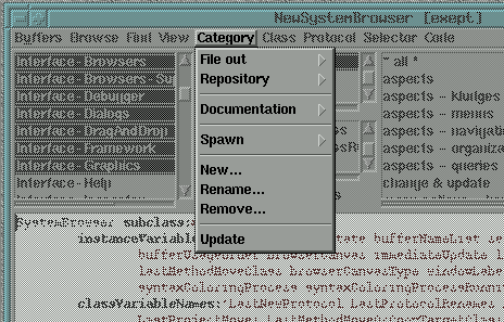 [Fig: class category menu hardcopy] 