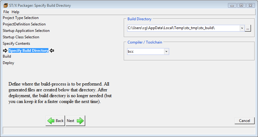 [Build Directory Specification]